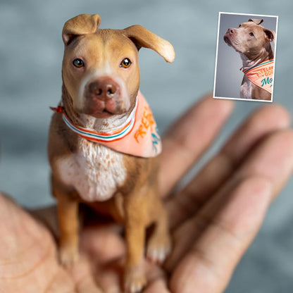 Eternize Seu Amor™ - Miniatura 3D Personalizada do Seu Pet 20 cm (2 Unidades)
