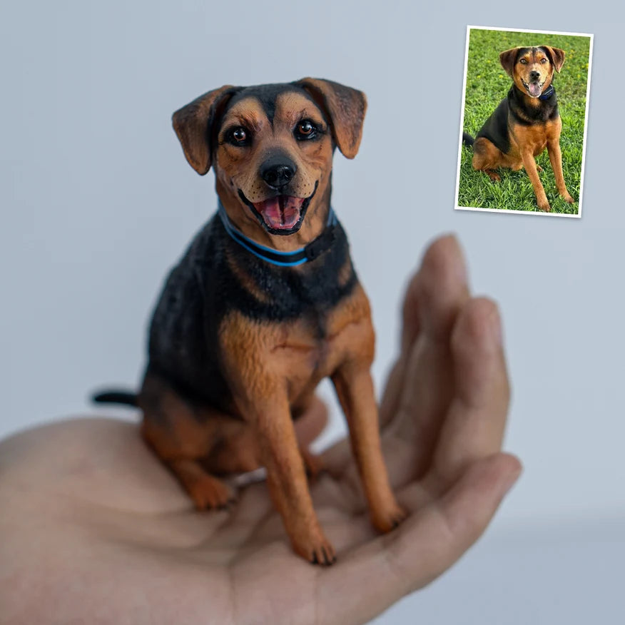 Eternize Seu Amor™ - Miniatura 3D Personalizada do Seu Pet 20 cm (2 Unidades)