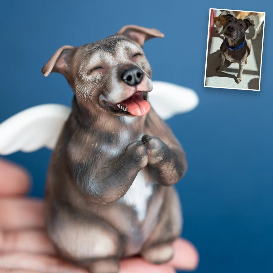 Memorial do Amor Eterno™ - Miniatura 3D do Seu Pet Falecido