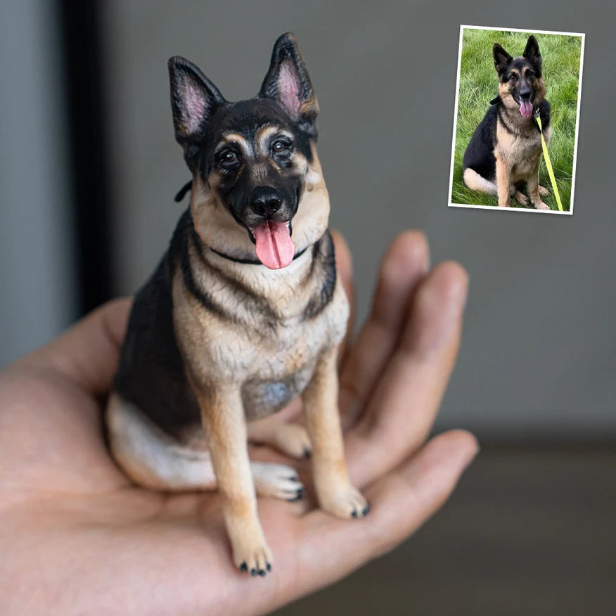 Eternize Seu Amor™ - Miniatura 3D Personalizada do Seu Pet 20 cm (2 Unidades)